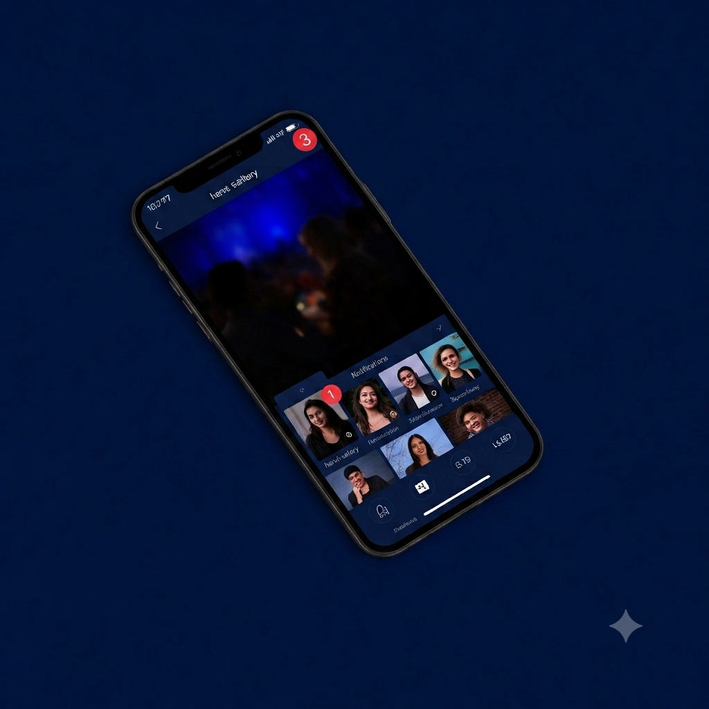 Recognify mobile app with personal photo gallery